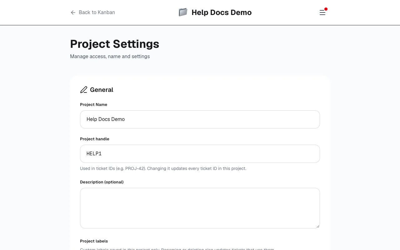 Ticket share dialog with edit or comment-only options
